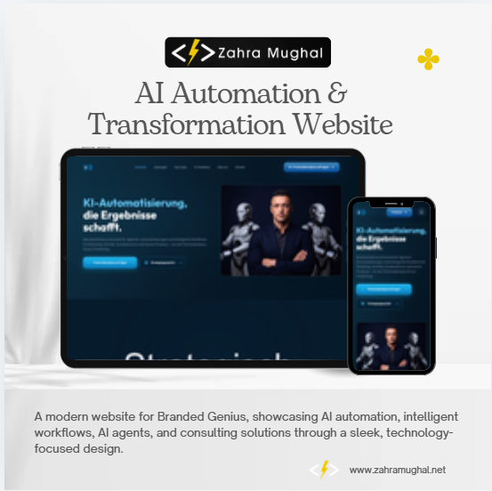 AI Automation & Transformation Website